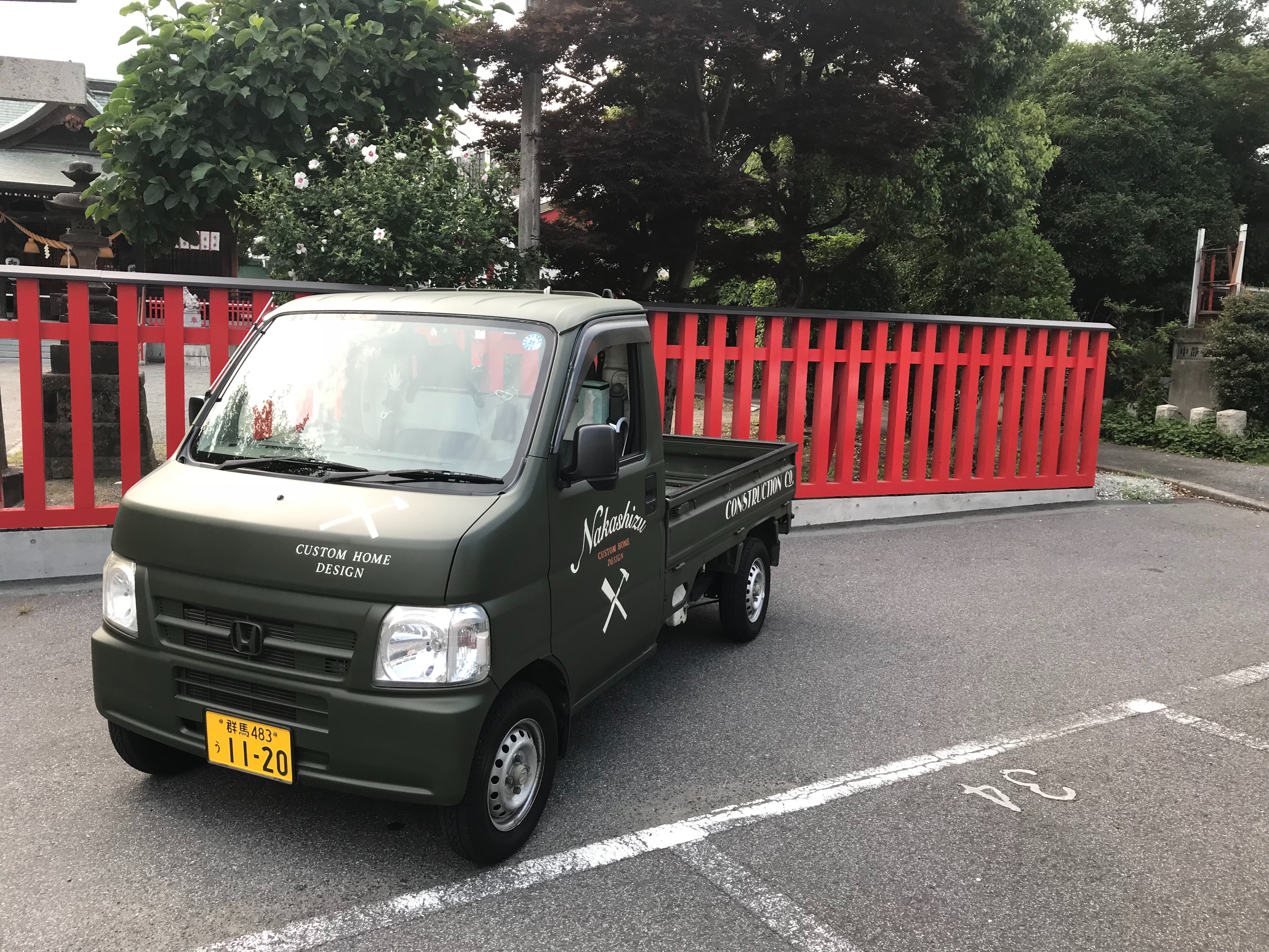 愛車のカスタム軽トラ